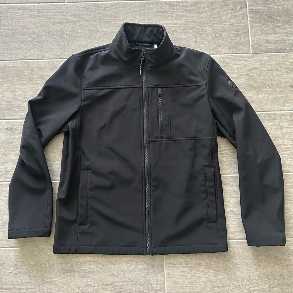 Calvin Klein Men's Black Windbreaker Jacket